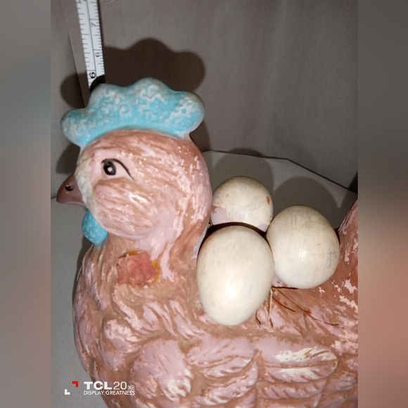 Vintage 1989 country collection chicken with eggs - Picture 2 of 6
